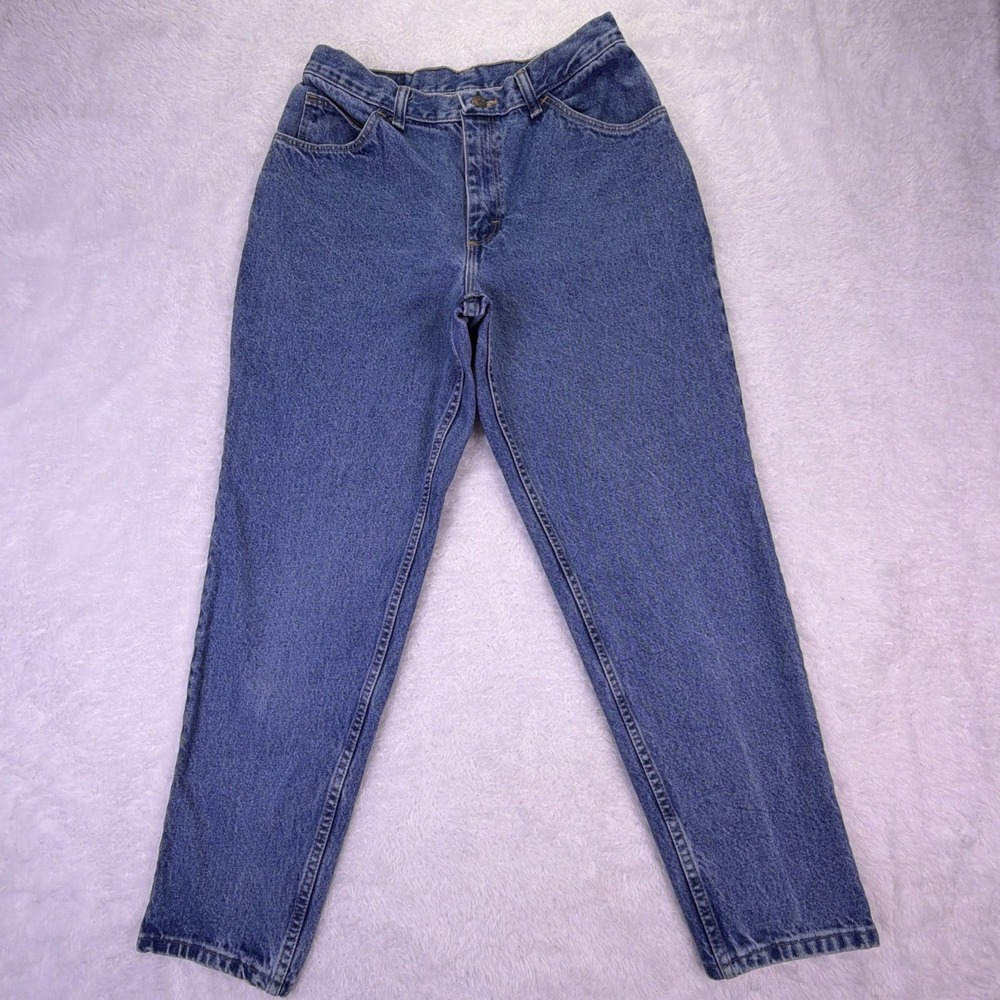 Vintage 90s Gitano High Waisted Denim‎ Jeans Women's 12P Petite Blue Tapered Leg
